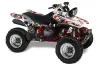 Yamaha Warrior 350 ATV Graphic Kit - All Years Mad Hatter White