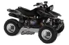 Yamaha Warrior 350 ATV Graphic Kit - All Years Skulls N Hammers Silver