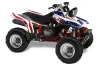Yamaha Warrior 350 ATV Graphic Kit - All Years Stars N Stripes Red