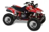Yamaha Warrior 350 ATV Graphic Kit - All Years T Bomber Red