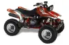 Yamaha Warrior 350 ATV Graphic Kit - All Years Tribal Flames Red