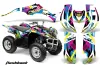 Yamaha Wolverine ATV Graphic Kit - 2006-2012 Flashback Pink