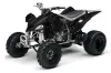 Yamaha YFZ 450 ATV Graphic Kit - 2004-2014 Skulls and Hammers Silver