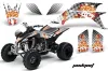 Yamaha YFZ 450 ATV Graphic Kit - 2004-2014 Jackpot White