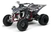 Yamaha YFZ 450 ATV Graphic Kit - 2004-2014 Mad Hatter Silver