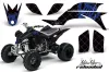 Yamaha YFZ 450 ATV Graphic Kit - 2004-2014 Silver Star - Reloaded Blue
