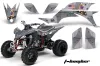 Yamaha YFZ 450 ATV Graphic Kit - 2004-2014 T Bomber Silver