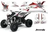 Yamaha YFZ 450 ATV Graphic Kit - 2004-2014 Toxicity Red