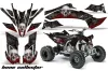 Yamaha YFZ 450SE / 450R ATV Graphic Kit - 2009-2013 Bone Collector Black