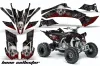 Yamaha YFZ 450SE / 450R ATV Graphic Kit - 2009-2013 Bone Collector Black