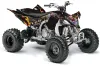 Yamaha YFZ 450SE / 450R ATV Graphic Kit - 2009-2013 Ed Hardy - Love Kills Black