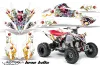 Yamaha YFZ 450SE / 450R ATV Graphic Kit - 2009-2013 Ed Hardy - Love Kills White