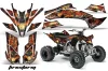 Yamaha YFZ 450SE / 450R ATV Graphic Kit - 2009-2013 Firestorm Black