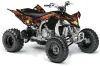 Yamaha YFZ 450SE / 450R ATV Graphic Kit - 2009-2013 Firestorm Black