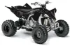 Yamaha YFZ 450SE / 450R ATV Graphic Kit - 2009-2013 Skulls and Hammers Silver
