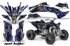 Yamaha YFZ 450SE / 450R ATV Graphic Kit - 2009-2013 Mad Hatter Blue