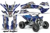 Yamaha YFZ 450SE / 450R ATV Graphic Kit - 2009-2013 Mad Hatter Blue