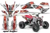 Yamaha YFZ 450SE / 450R ATV Graphic Kit - 2009-2013 Mad Hatter White