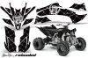 Yamaha YFZ 450SE / 450R ATV Graphic Kit - 2009-2013 Silver Star - Reloaded Black