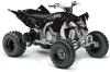 Yamaha YFZ 450SE / 450R ATV Graphic Kit - 2009-2013 Silver Star - Reloaded Black
