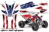 Yamaha YFZ 450SE / 450R ATV Graphic Kit - 2009-2013 Stars n Stripes Red