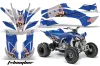 Yamaha YFZ 450SE / 450R ATV Graphic Kit - 2009-2013 T Bomber Blue