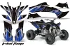 Yamaha YFZ 450SE / 450R ATV Graphic Kit - 2009-2013 Tribal Flame Blue