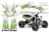 Yamaha YFZ 450SE / 450R ATV Graphic Kit - 2009-2013 Tribal Flame Green