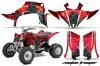 Yamaha YFZ 450R / SE ATV Graphic Kit - 2014-2019 Zombie Trooper Red