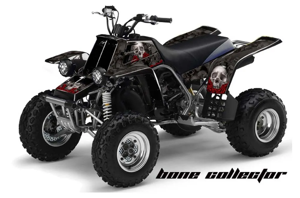 Yamaha Banshee 350 (Full Bore Plastics) ATV Graphic Kit - All Years Bone Collector Black