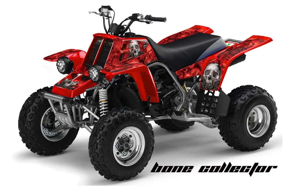 Yamaha Banshee 350 (Full Bore Plastics) ATV Graphic Kit - All Years Bone Collector Red