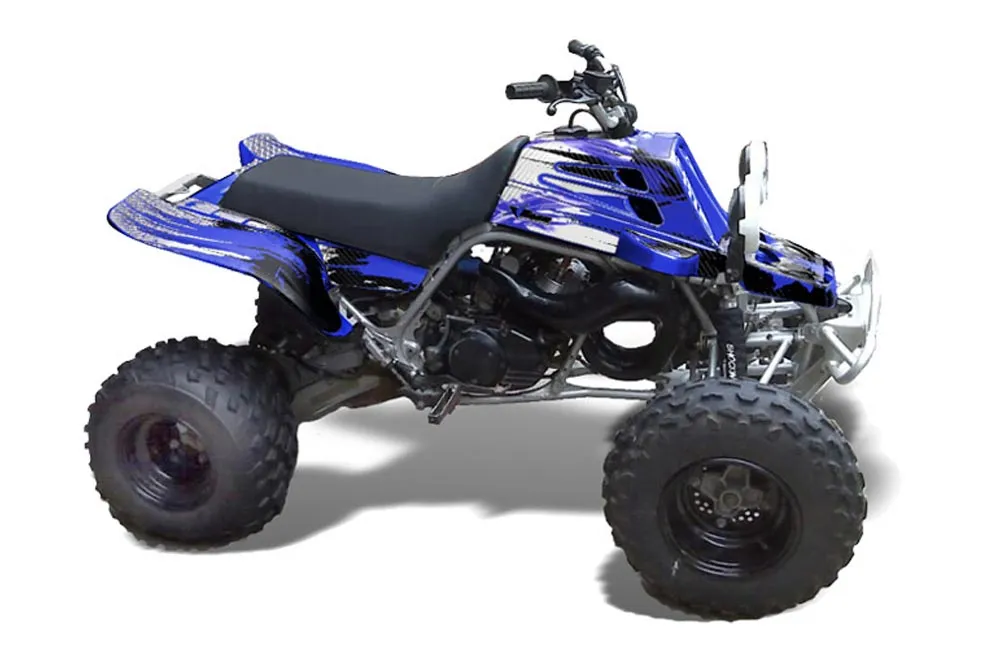 Yamaha Banshee 350 (Full Bore Plastics) ATV Graphic Kit - All Years Carbon X Blue