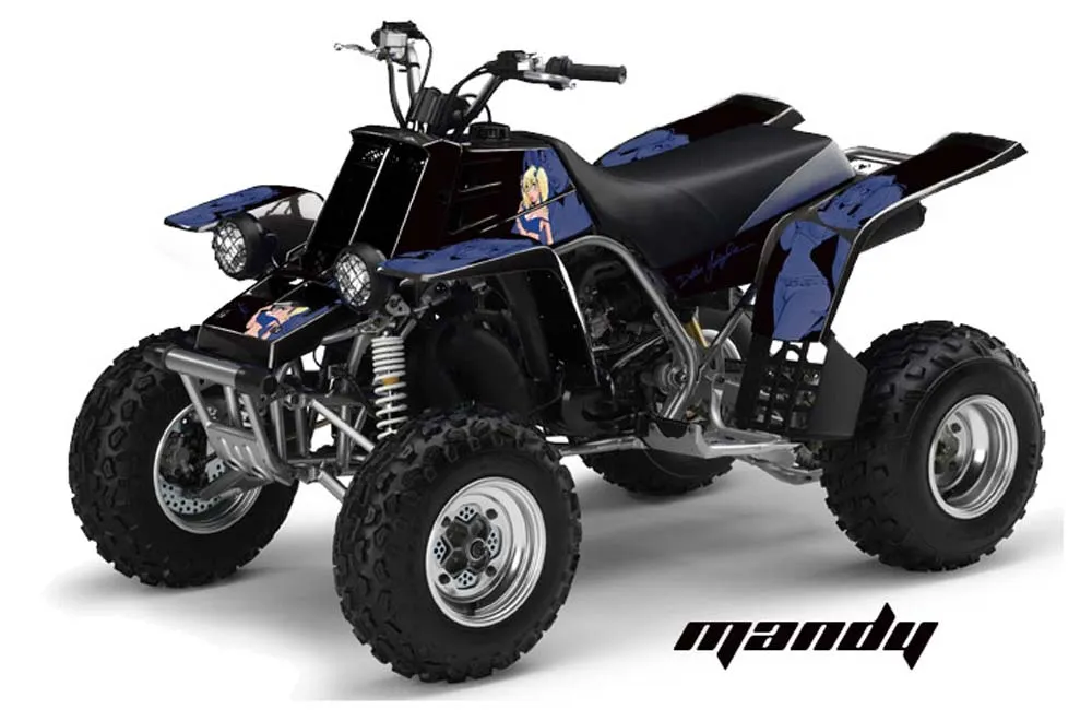 Yamaha Banshee 350 (Full Bore Plastics) ATV Graphic Kit - All Years Mandy Blue