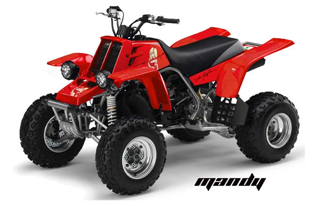 Yamaha Banshee 350 (Full Bore Plastics) ATV Graphic Kit - All Years Mandy Red