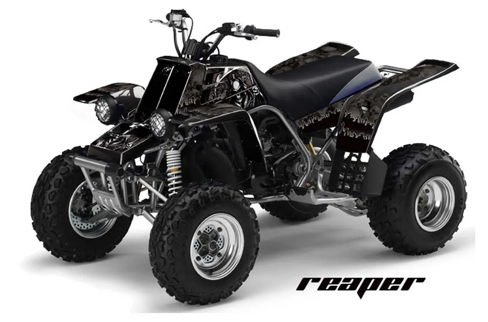 Yamaha Banshee 350 (Full Bore Plastics) ATV Graphic Kit - All Years Reaper Black