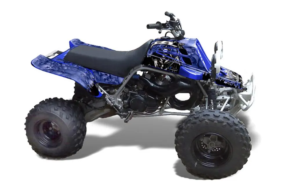 Yamaha Banshee 350 (Full Bore Plastics) ATV Graphic Kit - All Years Reaper Blue
