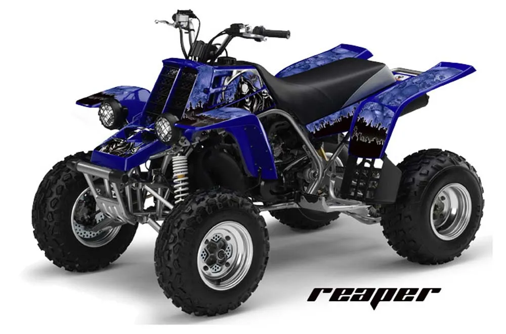 Yamaha Banshee 350 (Full Bore Plastics) ATV Graphic Kit - All Years Reaper Blue