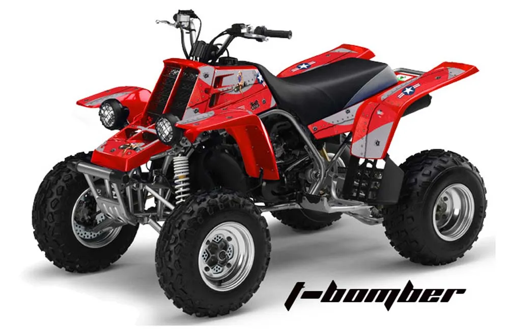 Yamaha Banshee 350 (Full Bore Plastics) ATV Graphic Kit - All Years T Bomber Red