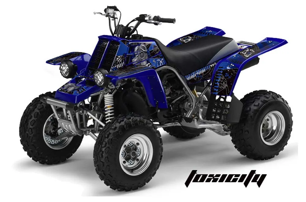 Yamaha Banshee 350 (Full Bore Plastics) ATV Graphic Kit - All Years Toxicity Blue