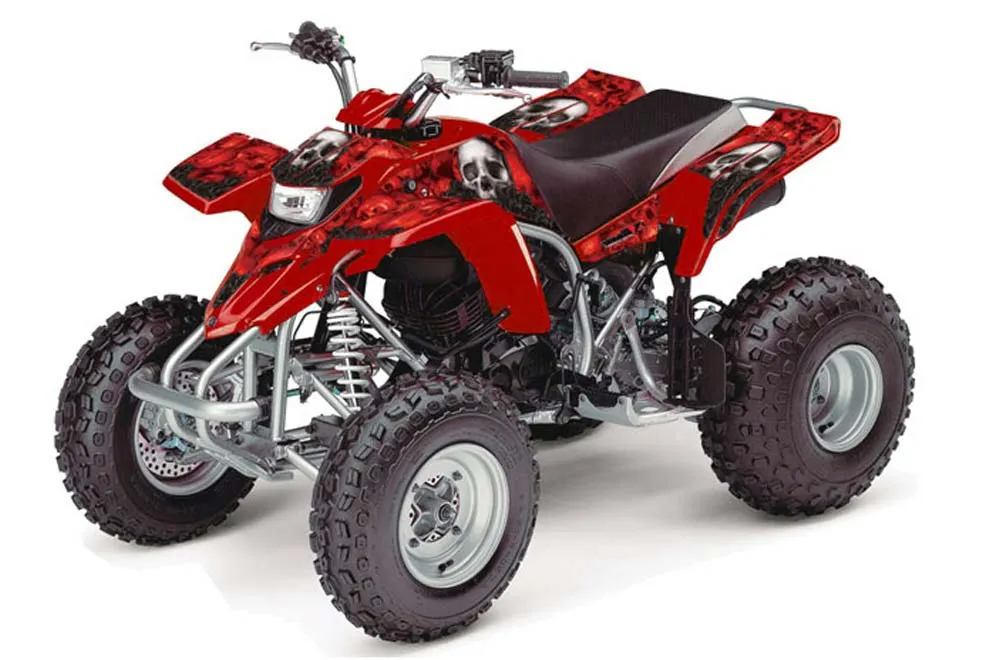 Yamaha Blaster YFS200 ATV Graphic Kit - 1988-2001 Bone Collector Red