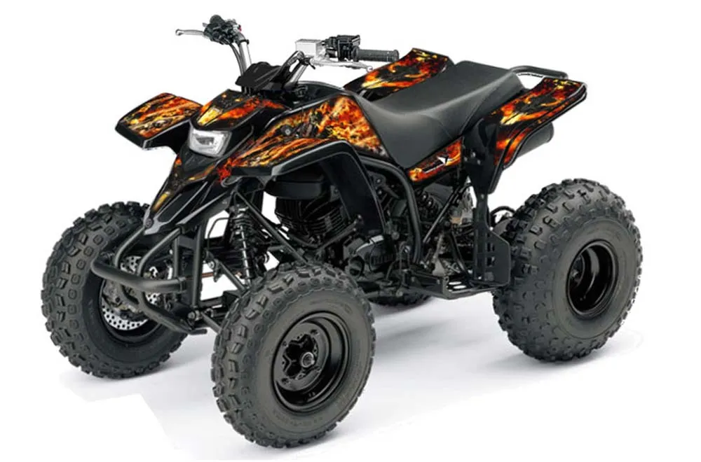 Yamaha Blaster YFS200 ATV Graphic Kit - 1988-2001 Firestorm Black