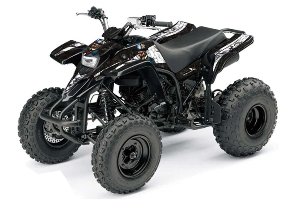 Yamaha Blaster YFS200 ATV Graphic Kit - 1988-2001 Mad Hatter Black