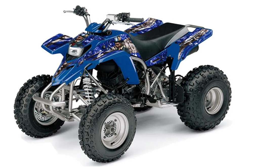 Yamaha Blaster YFS200 ATV Graphic Kit - 1988-2001 Mad Hatter Blue
