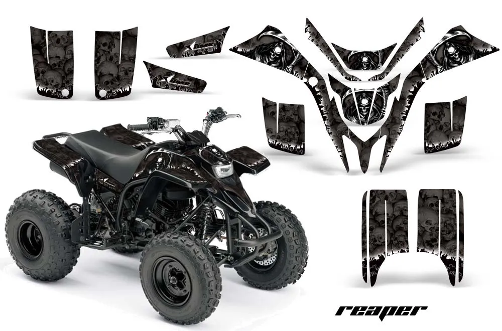 Yamaha Blaster YFS200 ATV Graphic Kit - 1988-2001 Reaper Black