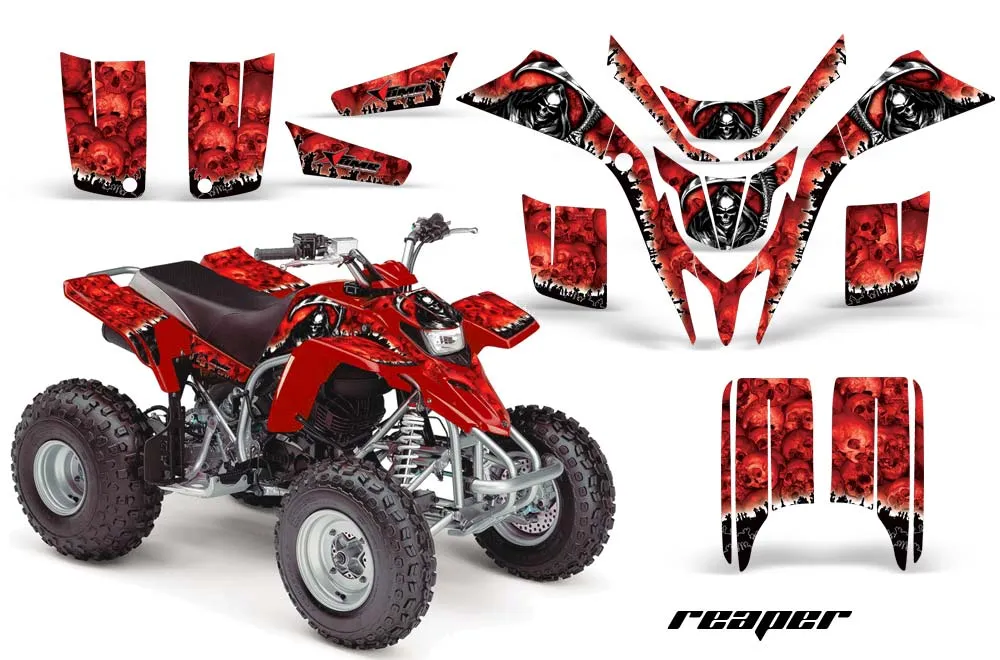Yamaha Blaster YFS200 ATV Graphic Kit - 1988-2001 Reaper Red
