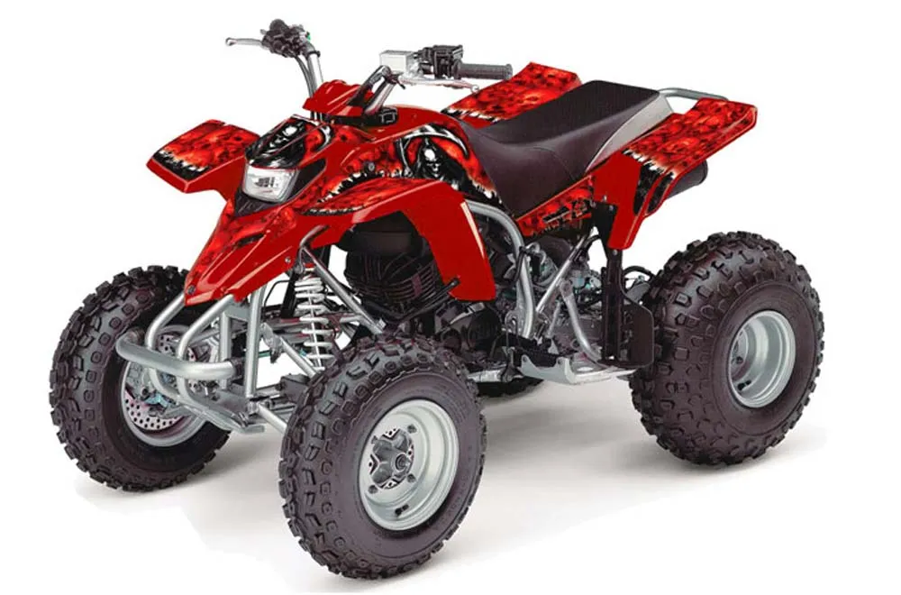 Yamaha Blaster YFS200 ATV Graphic Kit - 1988-2001 Reaper Red