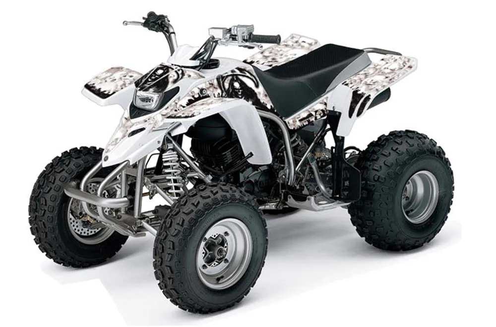 Yamaha Blaster YFS200 ATV Graphic Kit - 1988-2001 Reaper White