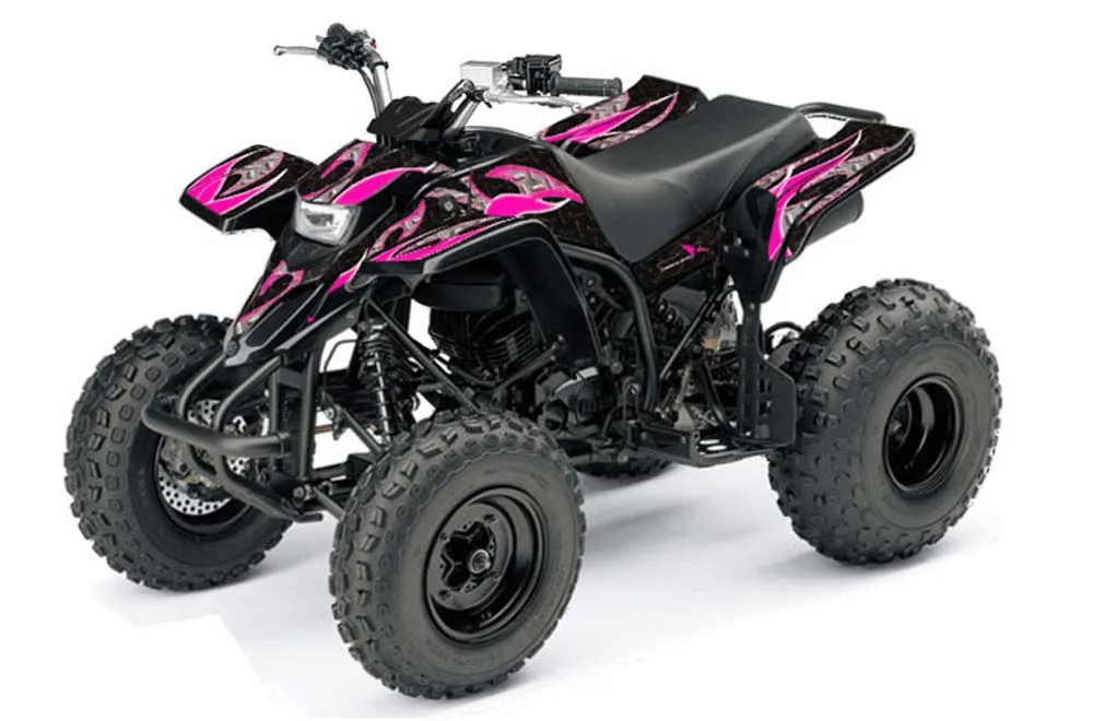 Yamaha Blaster YFS200 ATV Graphic Kit - 1988-2001 Tribal Flames Pink