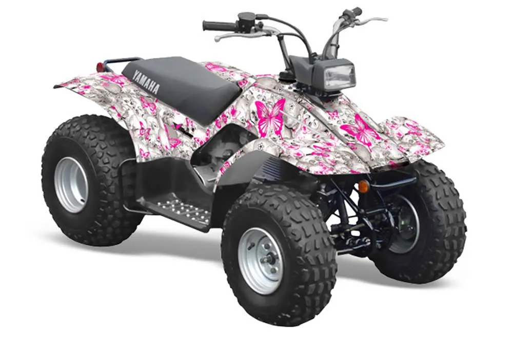 Yamaha Breeze 125 ATV Graphic Kit - 1989-2007 Butterfly Pink