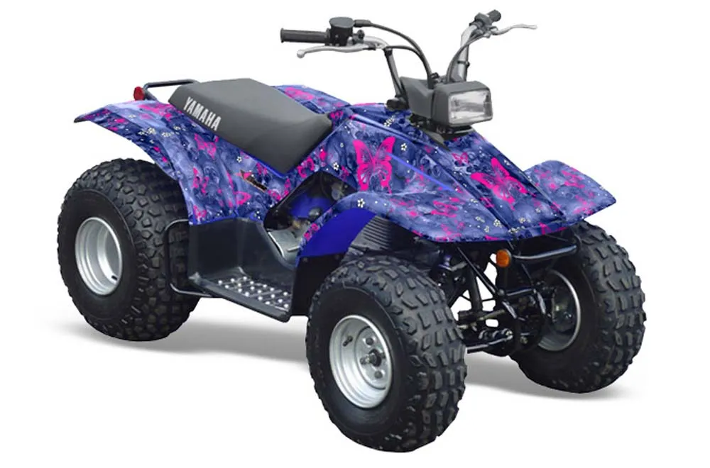 Yamaha Breeze 125 ATV Graphic Kit - 1989-2007 Butterfly Purple